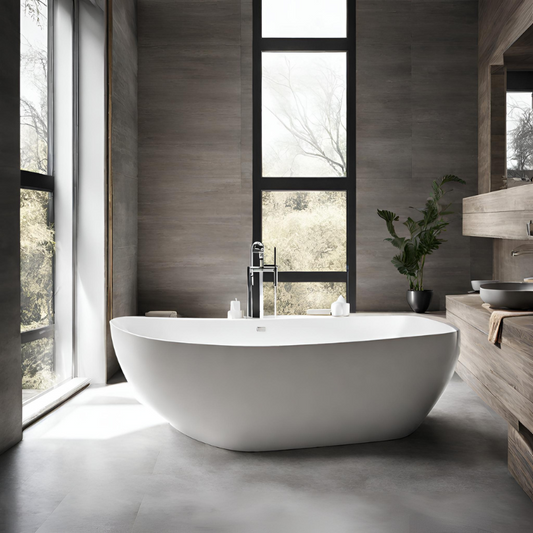 Asymmetrical Freestanding Tub