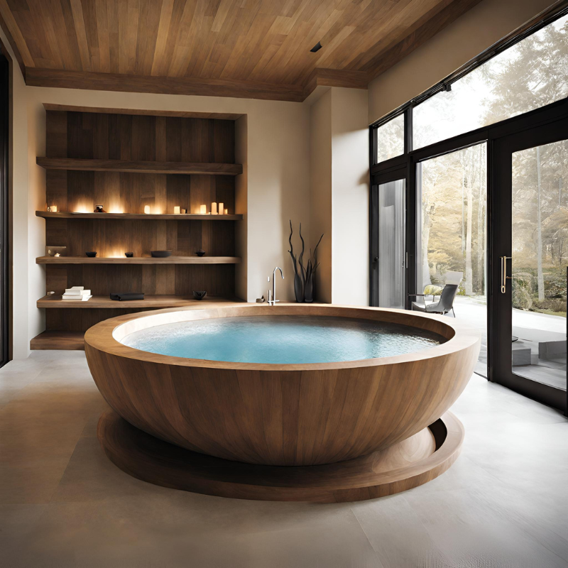 Round Soaking Tub